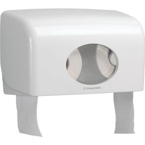 Aquarius 6992 Twin Toilet Tissue Roll Dispenser - White
