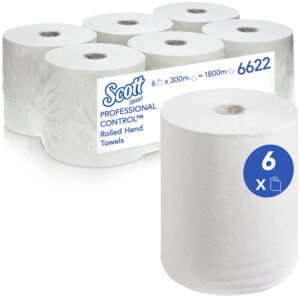 Autocut Continuous Roll Towel - White 150m