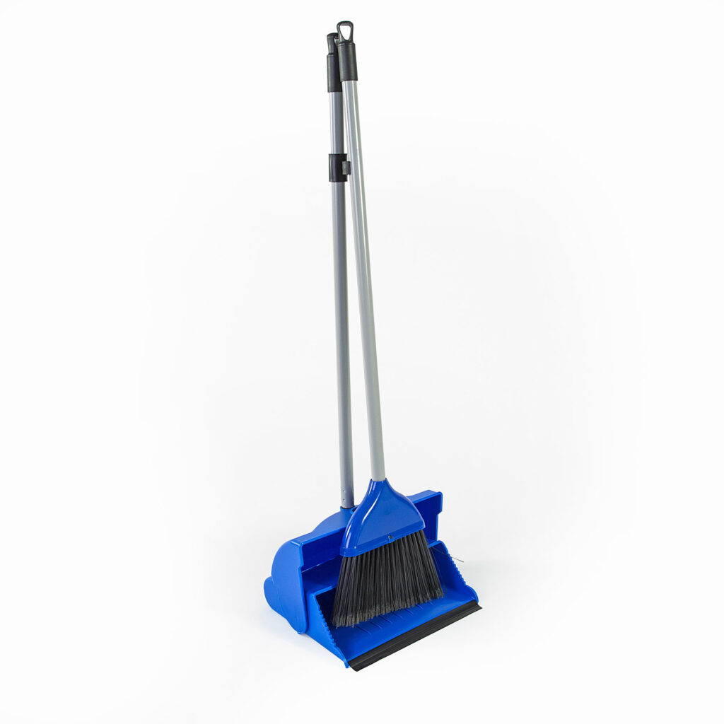 Lobby Dustpan & Brush Set - Blue