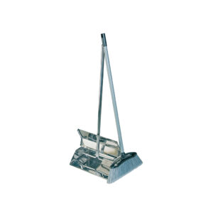 Stainless Steel Lobby Dustpan and Brush Set