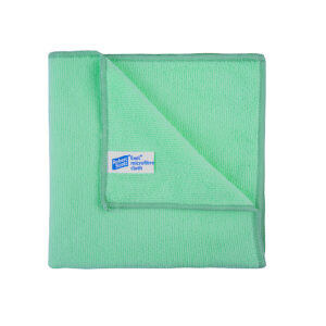 Exel High Quality Microfibre Cloth - Pack of 10 Green