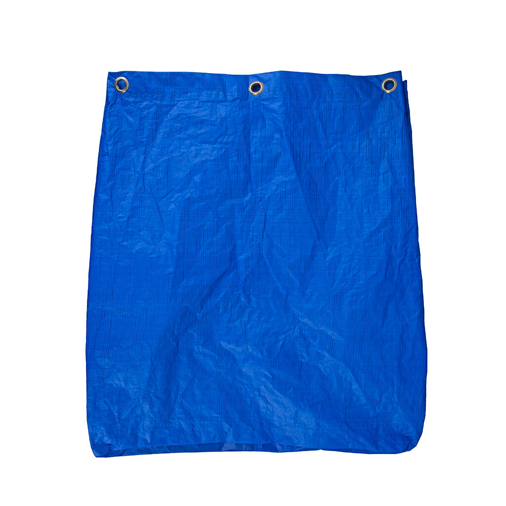 Folding Waste Cart Replacement Lightweight Blue Vinyl Bag Only - 205 Litres