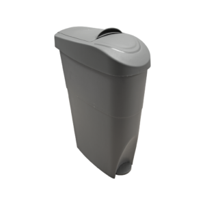 19 Litre Pedal Operated Sanitary Bin - Dark Grey