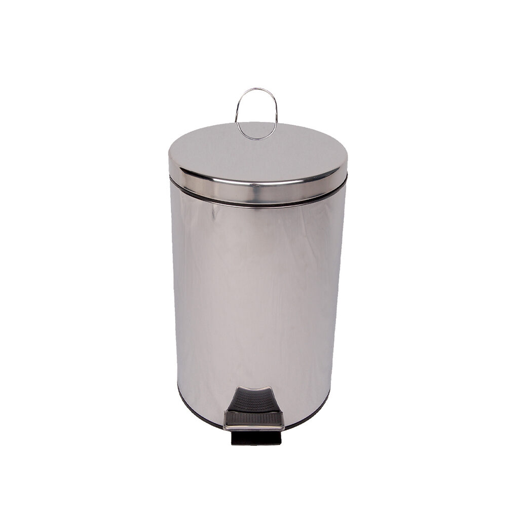 3 Litre Steel Pedal Bin - Stainless