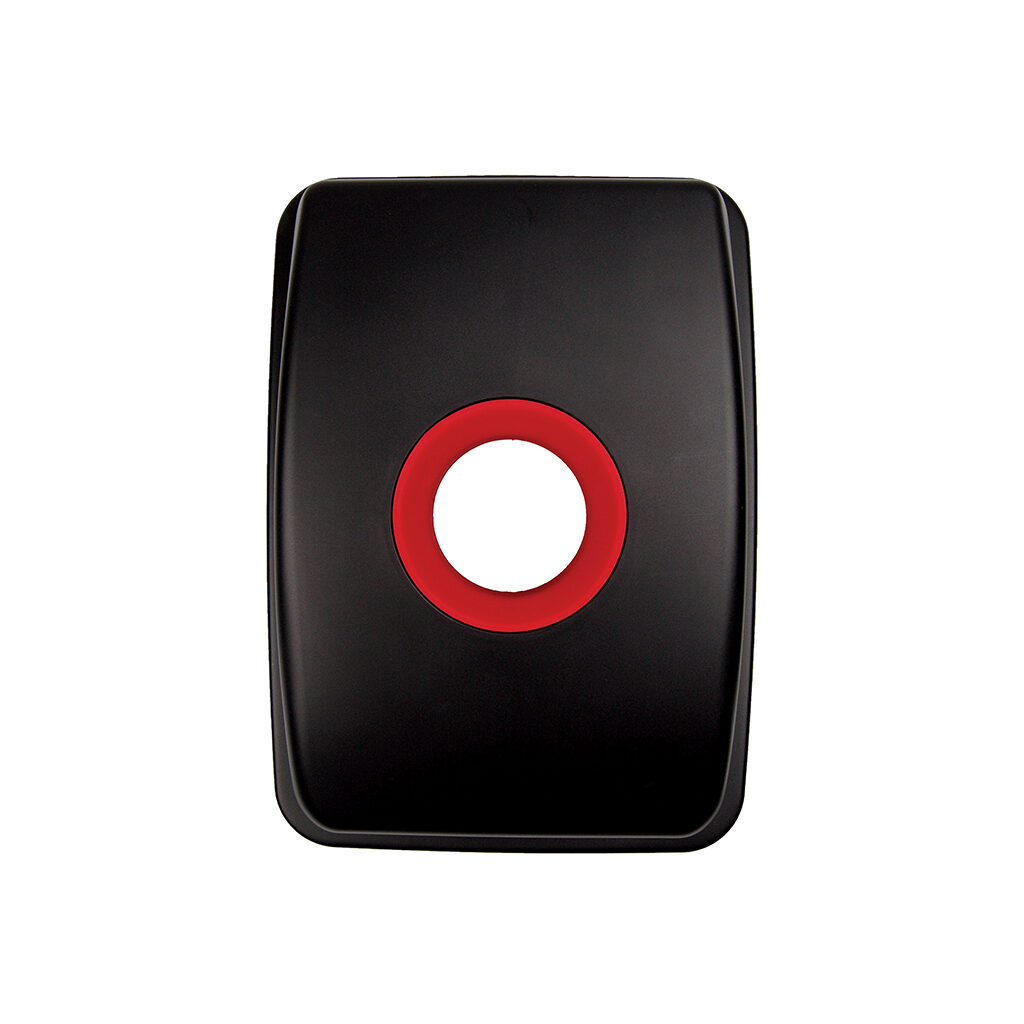 60 Litre Recycling Dolly Bin Holed Lid Only - Red