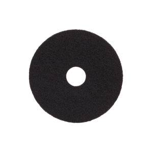 17" High Performance Wet Floor Stripping/Cleaning Pad - Black