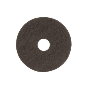 13" High Performance Wet/Dry Floor Hard Scrubbing/Polish Prep Pad - Brown