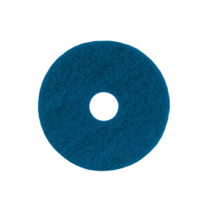 15" High Performance Wet Floor Cleaning/Spray Burnishing Pad - Blue