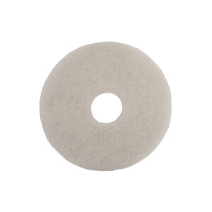 17" High Performance Dry Floor Finishing/Polishing Pad - White