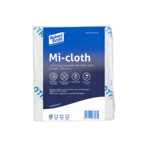 Mi-Cloth Low Linting Microfibre Cloths - Pack of 50 in Blue