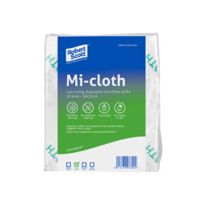 Mi-Cloth Low Linting Microfibre Cloths - Pack of 50 in Green