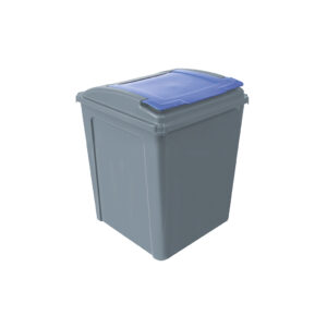 Eco 50 Litre Waste Recycling Bin - Blue Lid