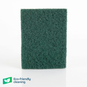 Heavy Duty Green Catering Scourers 11 X 15cm - Pack of 10