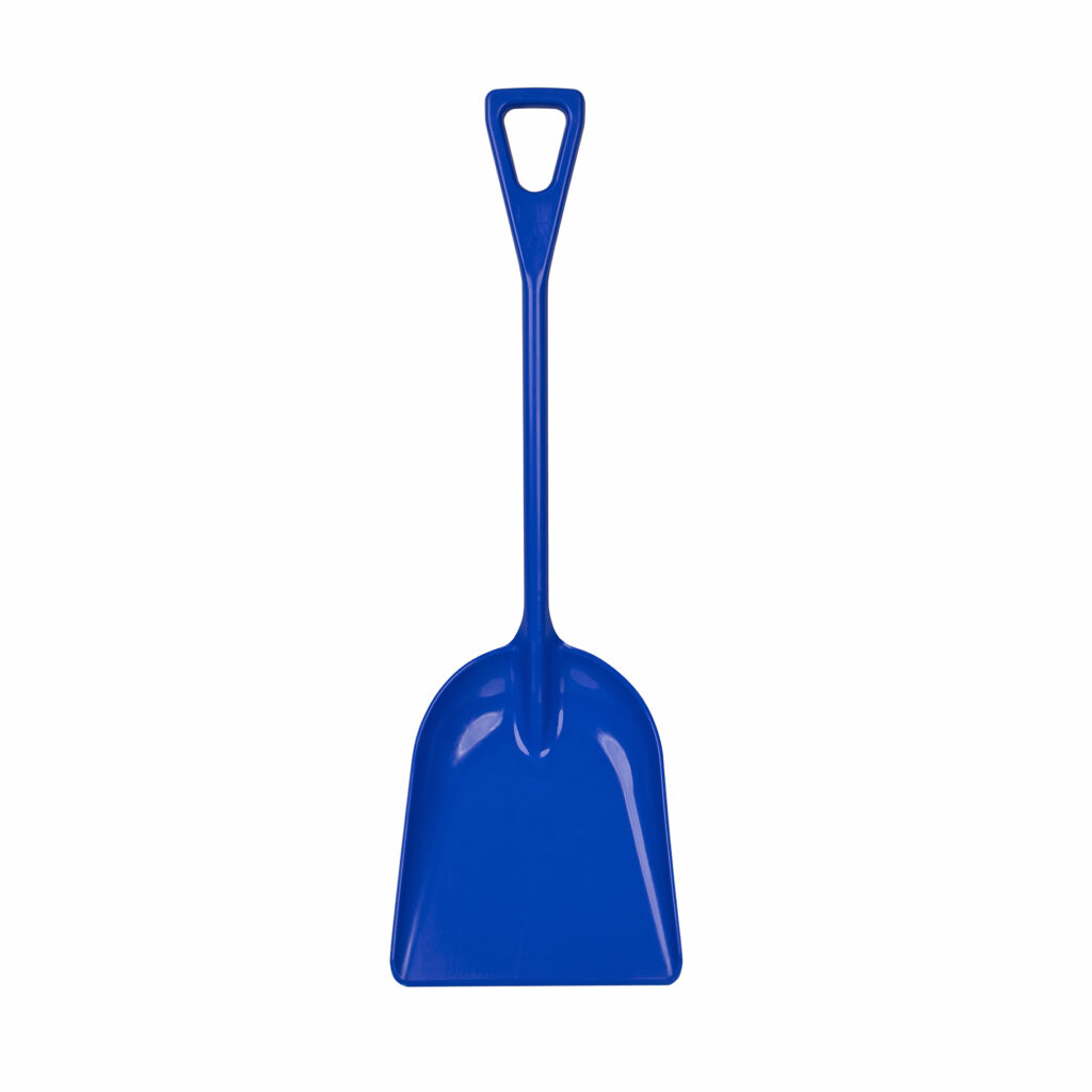 Long Handled Blue Plastic Shovel - 110cm