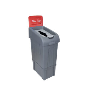 80 Litre Procycle Plastic Packaging Recycling Bin - Red