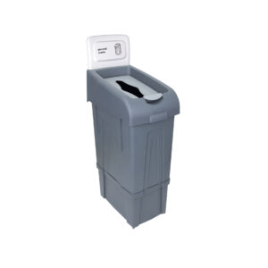 80 Litre Procycle General Waste Recycling Bin - White