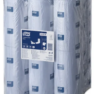 Tork 152226 Advanced Blue 2-Ply Hygiene 25cm Couch Roll - Case of 18