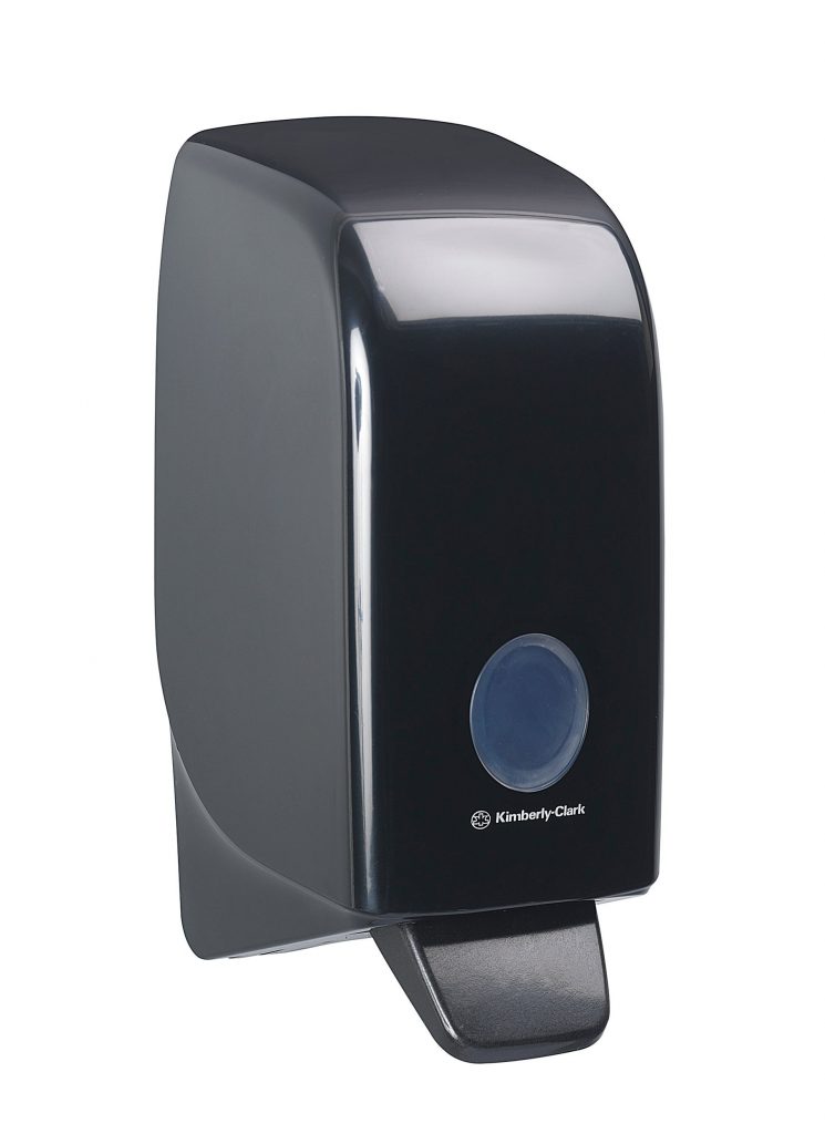 Aquarius 7173 Hand Cleanser & Sanitiser Dispenser - 1 Litre Black
