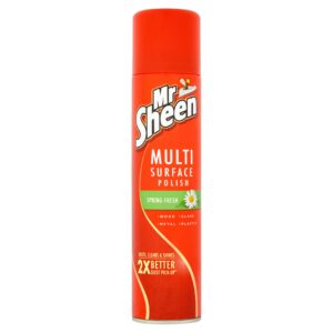 Mr Sheen Multi-Surface Spring Fresh Polish - 250ml Aerosol Spray