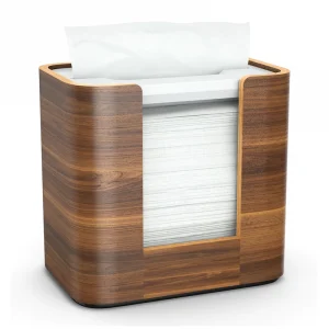 Tork 273002 Xpressnap Countertop Napkin Dispenser - Walnut