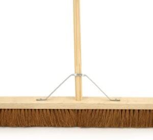 36" Soft Platform Broom With Metal Stay & 55" Wooden Handle
