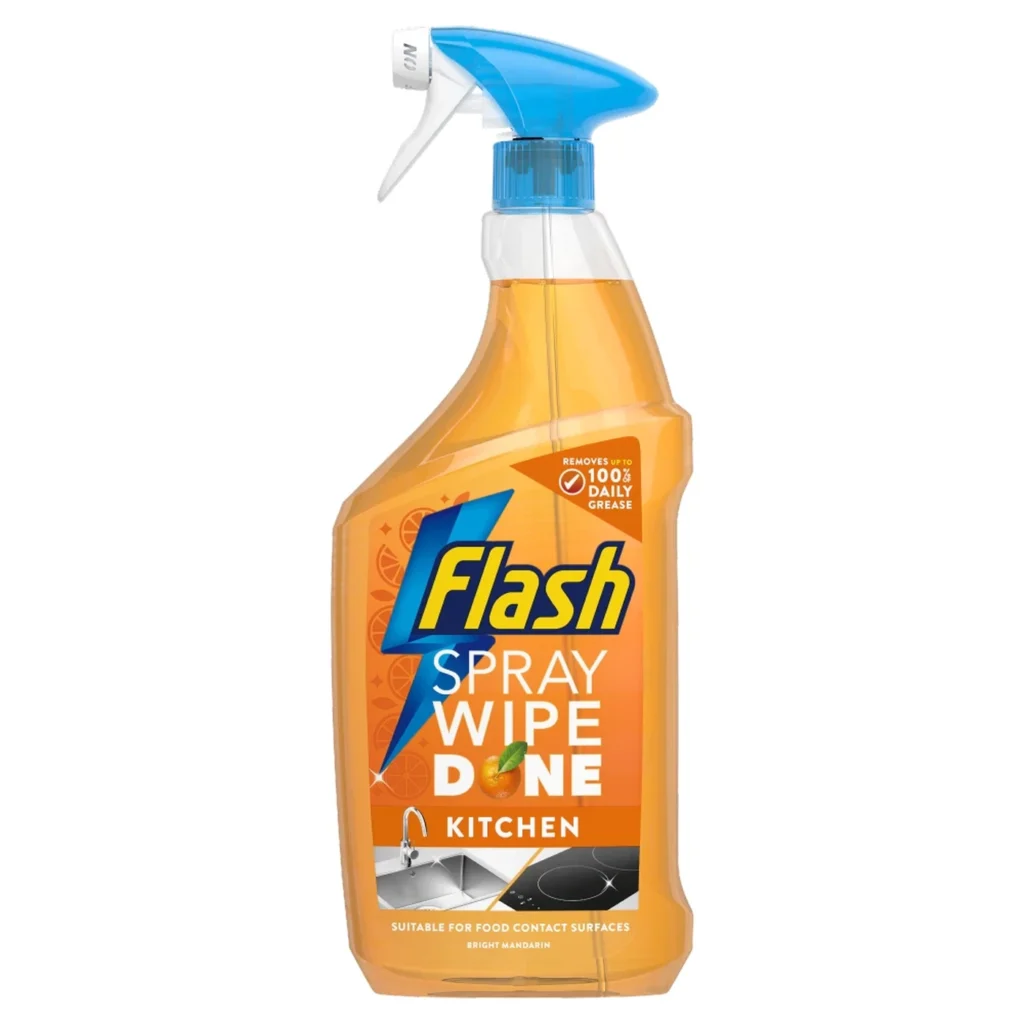 Flash With Bleach Hard Surface Cleaner - 800ml Trigger Spray
