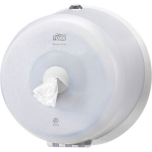 Tork 472026 Mini Single Toilet Roll Dispenser - White