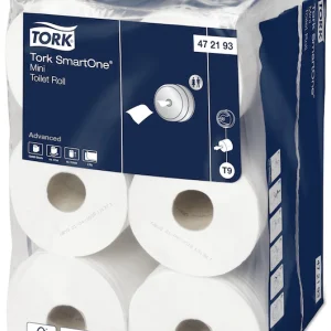 Tork 472193 SmartOne Mini 2-Ply Toilet Rolls - Case of 12