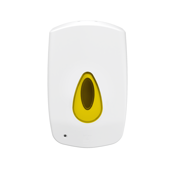 1.2L Modular Touch Free Foam Soap Dispenser - White & Yellow