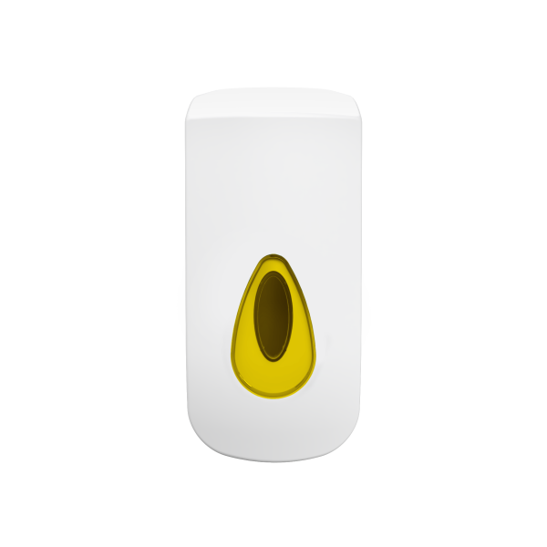 400ml Modular Bulk Fill Foam Soap Dispenser - White & Yellow