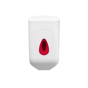 Modular Small Mini Centrefeed Dispenser - White and Red
