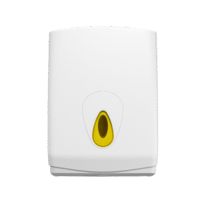 Modular Large Hand Towel Dispenser - White & Yellow
