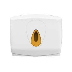 Modular Small Hand Towel Dispenser - White and Orange