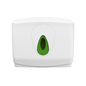 Modular Small Hand Towel Dispenser - White and Green