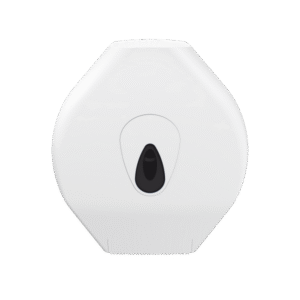 Modular Large Jumbo Toilet Roll Dispenser - White and Grey