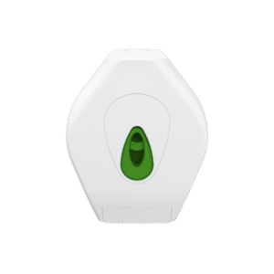 Modular Mini Jumbo Toilet Roll Dispenser - White & Green