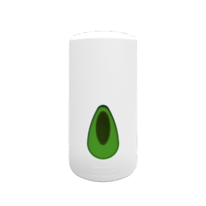 2 Litre Modular Industrial Refillable Liquid Soap Dispenser - White and Green