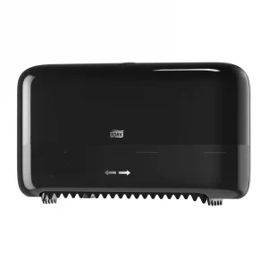 Tork 558048 Coreless Twin Toilet Roll Dispenser - Black
