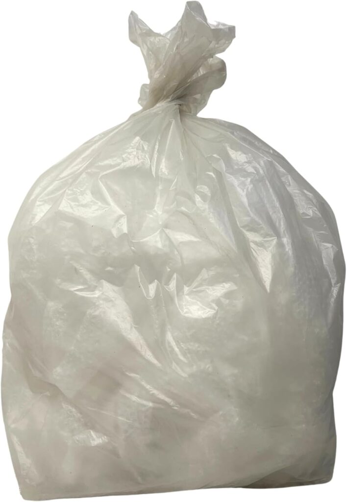 Heavy Duty Clear Compactor Sacks - 20kg - Pack of 100