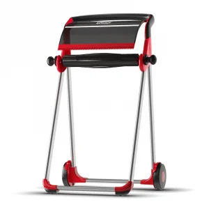 Tork 652008 Wiping Paper Floor Stand Dispenser - Red & Smoke Grey