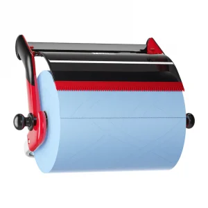 Tork 652108 Wiping Paper Wall Stand Dispenser - Red & Smoke Grey