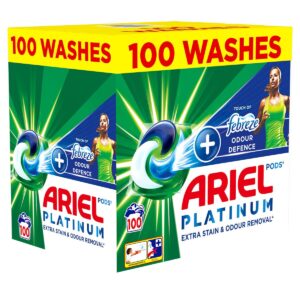 Ariel Professional All in 1 Platinum Liquid Pods - 100 Capsules