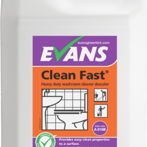 Evans Clean Fast Heavy Duty Washroom Cleaner & Descaler - 5 Litres