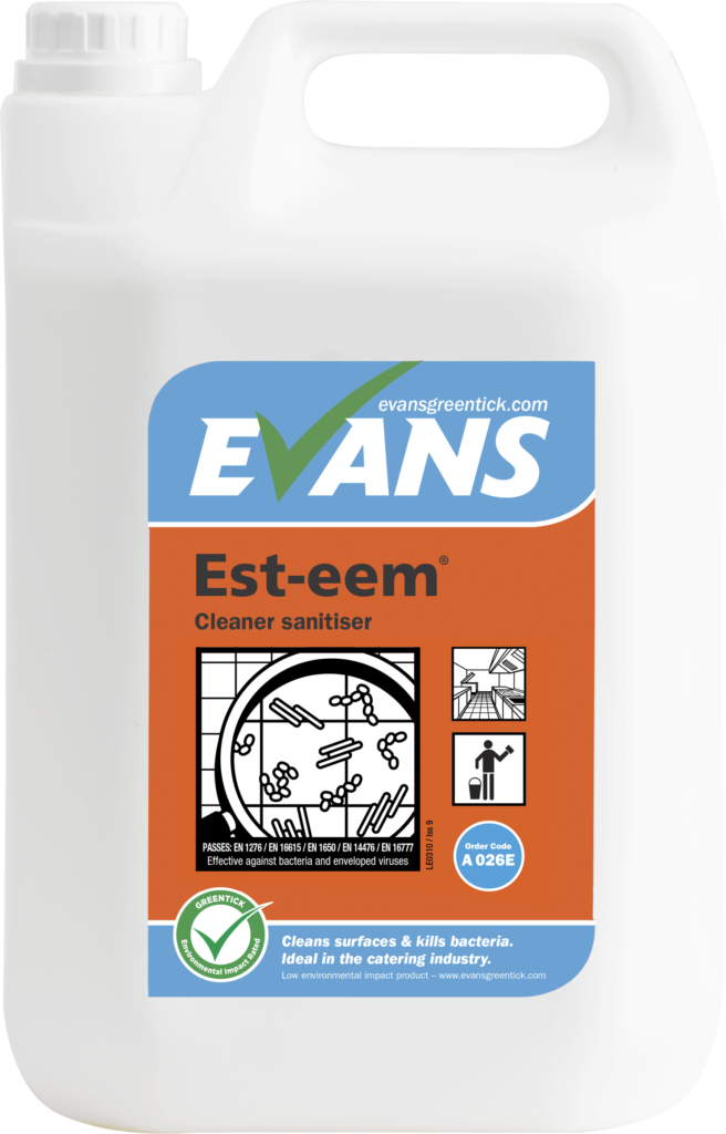 Evans Est-Eem Unperfumed Cleaner & Sanitiser - 5 Litres