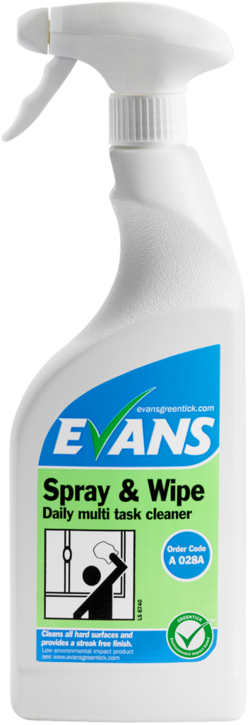 Evans Spray & Wipe Daily Multi-Task Cleaner - 750ml Trigger Spray