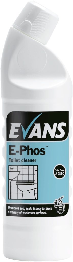 Evans E-Phos Phosphoric Acid Toilet Cleaner & Sanitiser - 1 Litre
