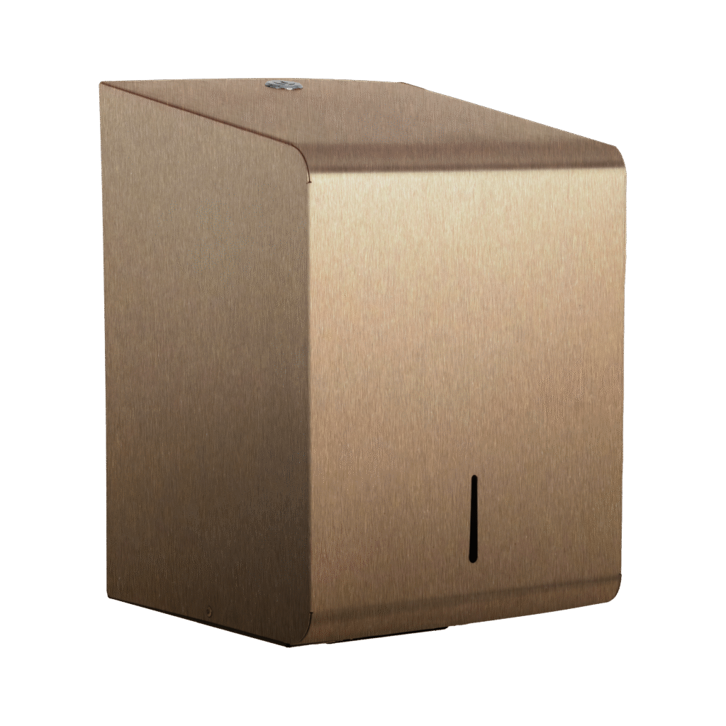 Stainless Steel Centrefeed Dispenser - Light Bronze