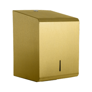 Stainless Steel Centrefeed Dispenser - Satin Brass