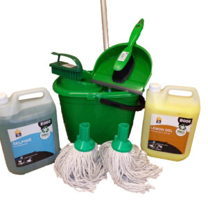 Budget Floor Cleaning & Wiping Bundle - Green