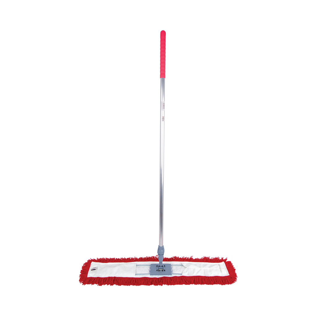 80cm Dust Control Sweeper Mop Kit Complete Lightweight System - Red
